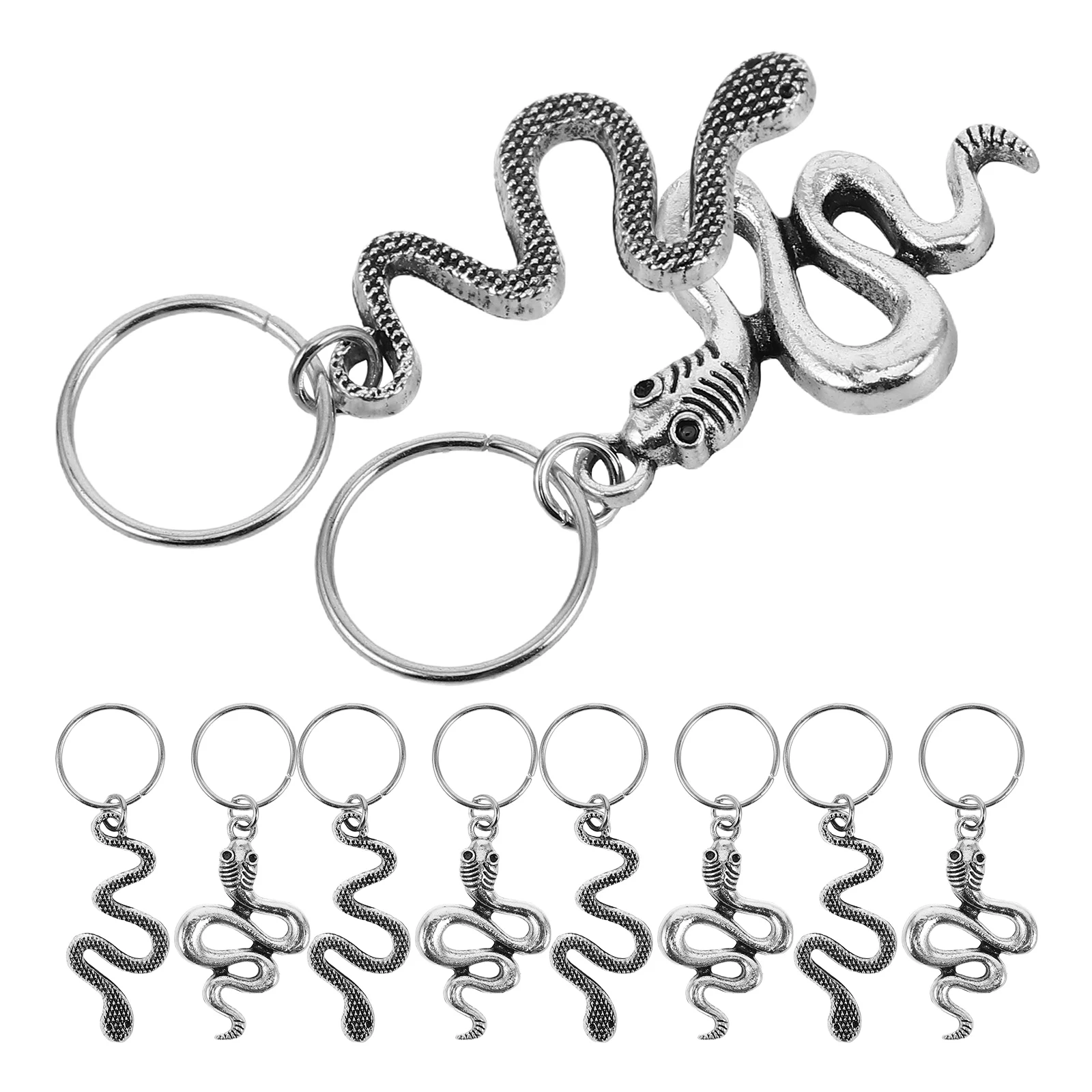 

10 Pcs Dreadlocks Pendant Jewelry Clips Accessories African Hair Charms Girl