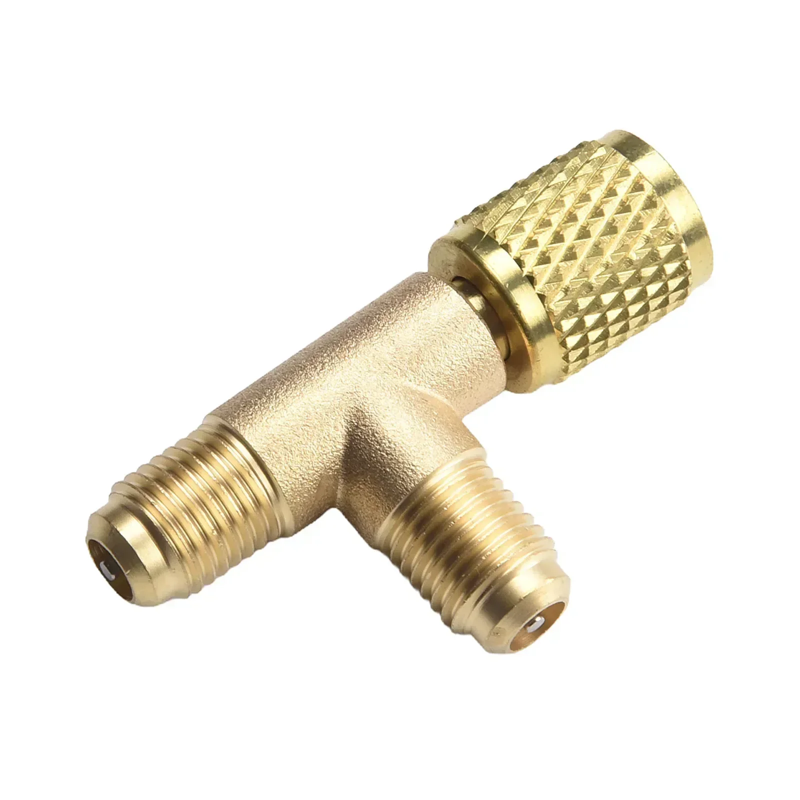 

Quick Coupler Tee Adapter Valve Core Tee Adapter Brass For R22 R12 R134 2024 Hot Sale Brand New And High Quality Discount