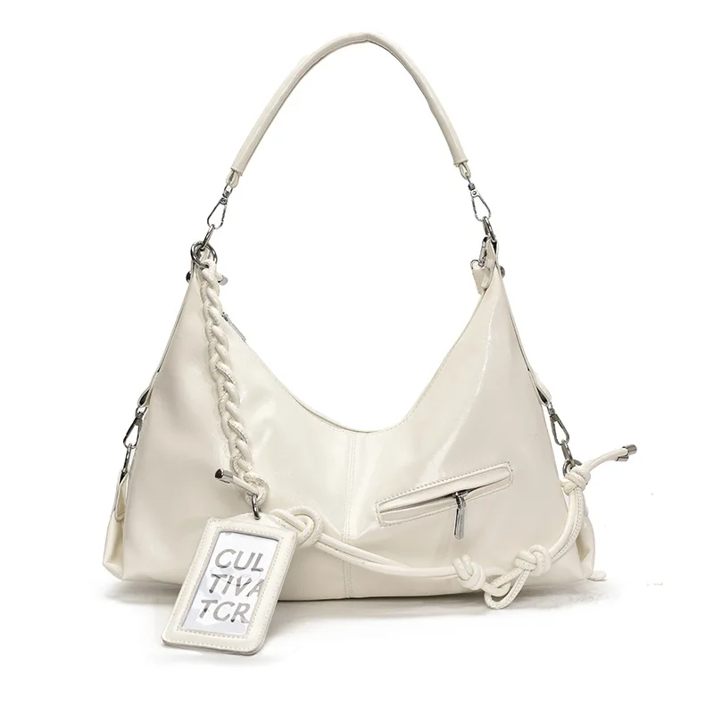 حقيبة كتف جديدة ذات سعة كبيرة لعام 2025 للنساء، حقيبة كروس خفيفة الوزن للركاب