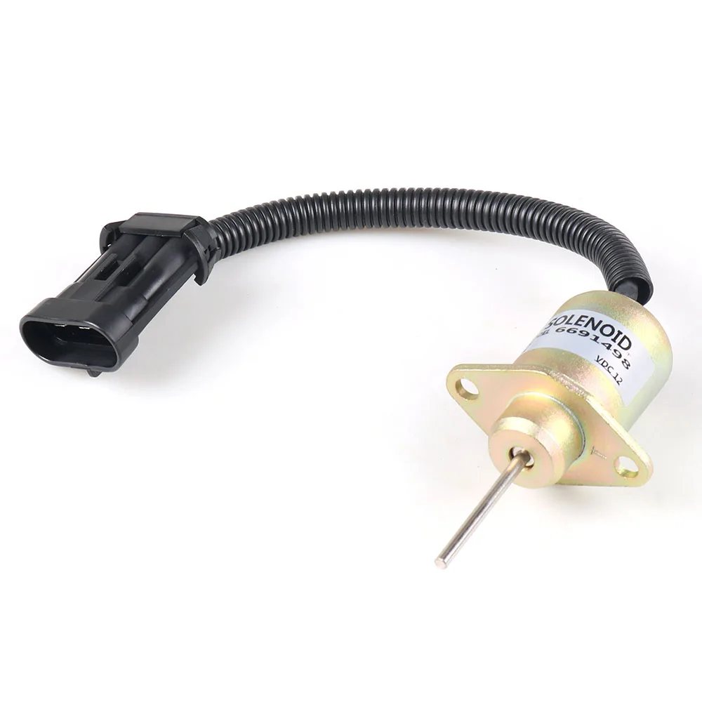 Válvula Solenoide de Corte de Combustible 6691498 para Bobcat S130 S150 S160 S175 S185 S205 S450