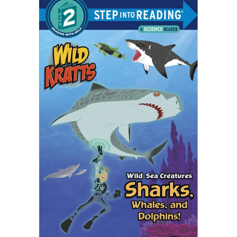 

Шаг в чтениеRStep 2Wild Sea Creatures Акулы Kratt Крес Случайный дом США 9780553499018 Книга