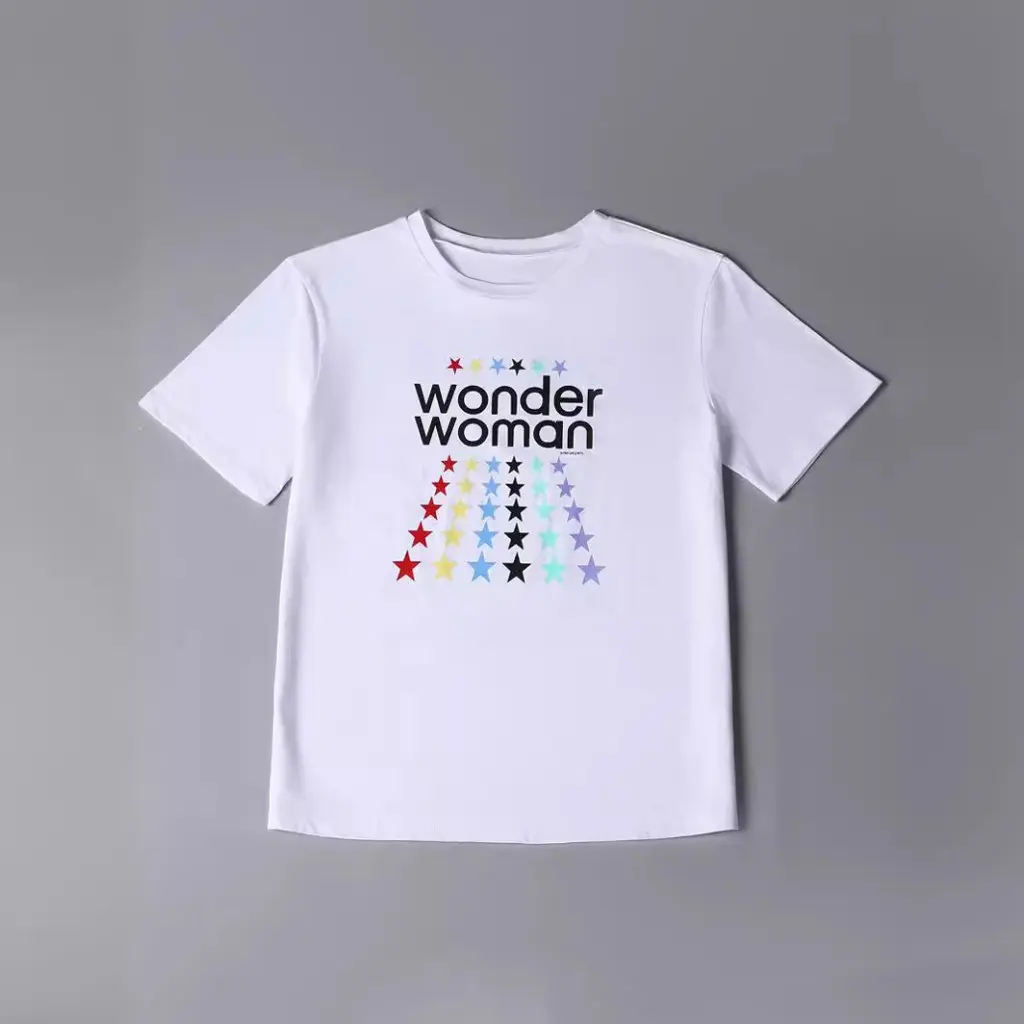 

Women's Fashion Printed T-shirt Short Sleeve O Collar Casual Top for European And American Shopping by