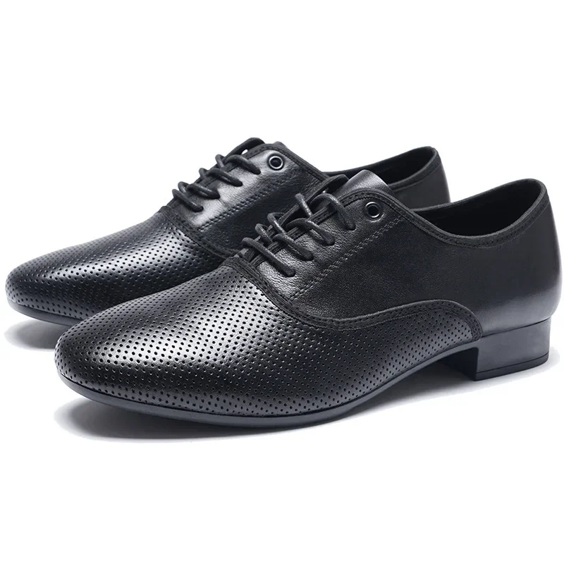 XIHAHA Genuine Leather New Soft Sole Style Brand New Modern Men's Ballroom Tango Latin Dance Shoes Man ballet Shoes Male