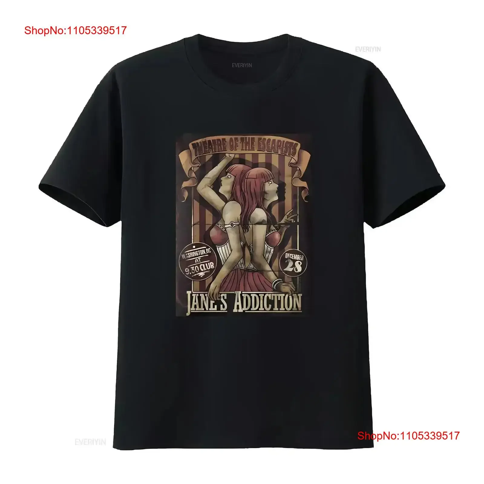 New JANES ADDICTION Siamese Twins LICENSED BAND T Shirt vintage Washed Stylish Slightly Stretched homme designer clothes