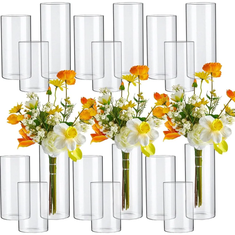 Flower Vase 18 Pieces Luxury Home Decor Wedding Decoration Vase Vases Center of Wedding Tables Decorations Room Table Garden