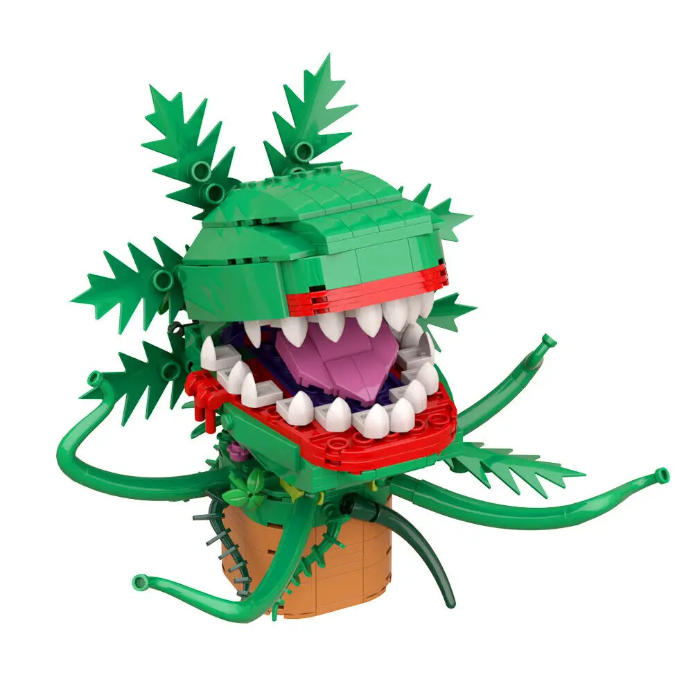 

Scary Flower Horror Flower Weird Plant Botanical Bouquet 303 Pieces MOC Build