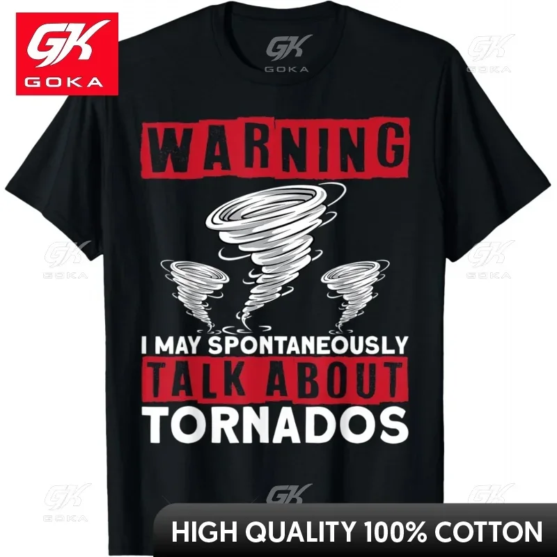 Discussion Tornado Storm T Shirts Graphic Clothing Short Sleeve Vintage Top Printed Y2K Cool Tees Hip Hop Clothes Unisex T Shirt