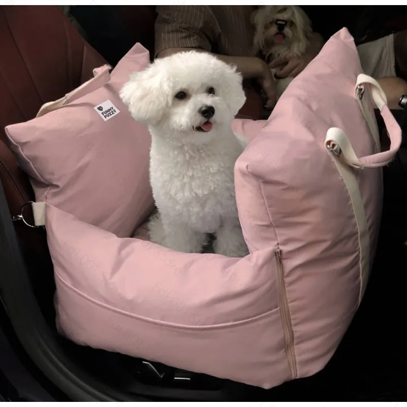 Dual Purpose Pet Travel Bag Waterproof Non Slip Dog Car Seat Removable Handbag Portable Pet Kennel
