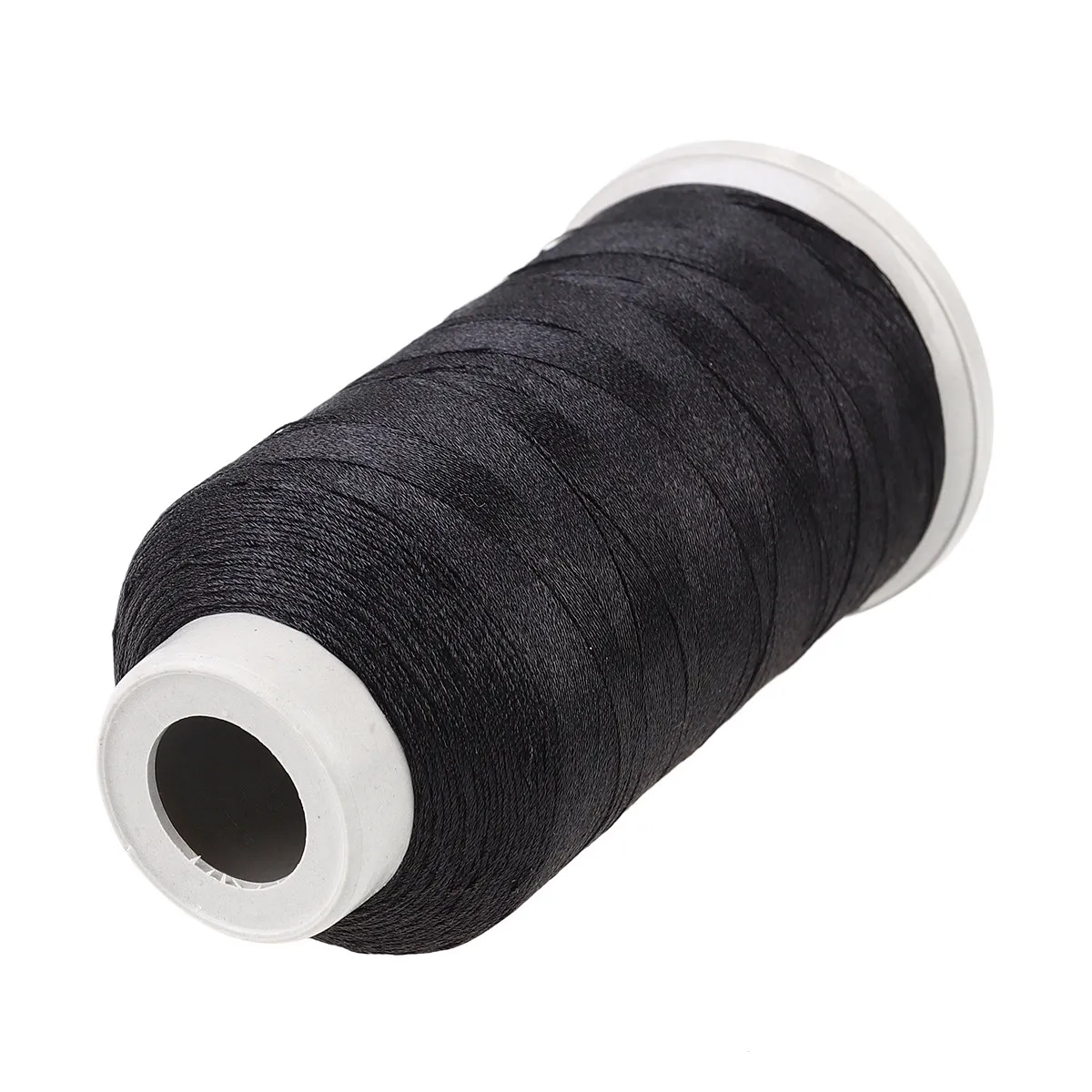 Ice Silk Sewing Thread Single Spools 3 Strands 0.3mm Black for Quilting Upholstery Beading Long Spools Nylon Overlock Thread