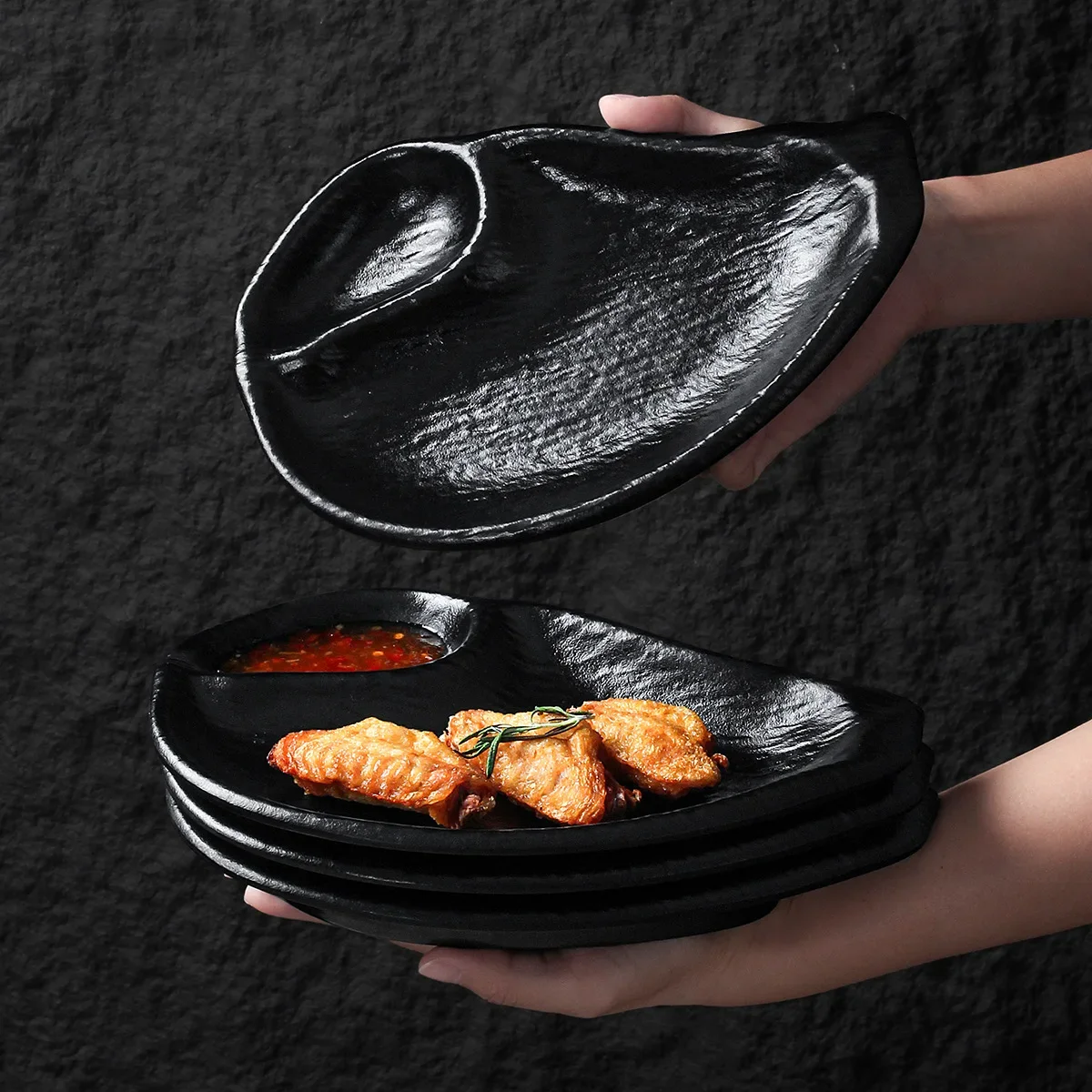 Melamine Tableware Plates, Commercial Partition Plates, Creative Tableware