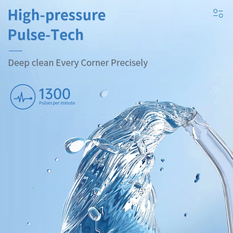 Portable electric toothbrush, water cup, USB rechargeable hydraulic toothbrush, 4 nozzles, 220ml