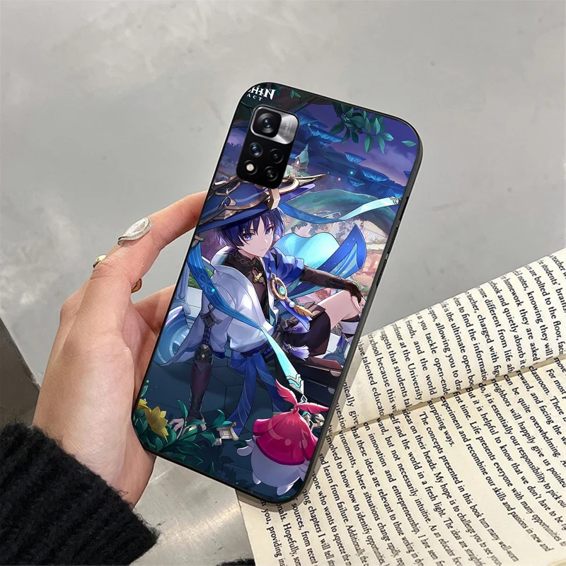 Genshin Impact Phone Case For Xiaomi Redmi note 13 12 Pro 11S 11 10 Pro 10S 12S Redmi 10 9C 13C