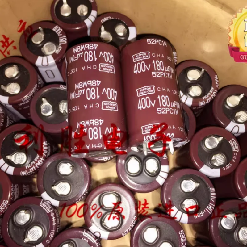 5PCS-30PCS 180UF 400V Nippon Chemical NCC Black Diamond Electrolytic Capacitor 400V180UF 22X40 CHA