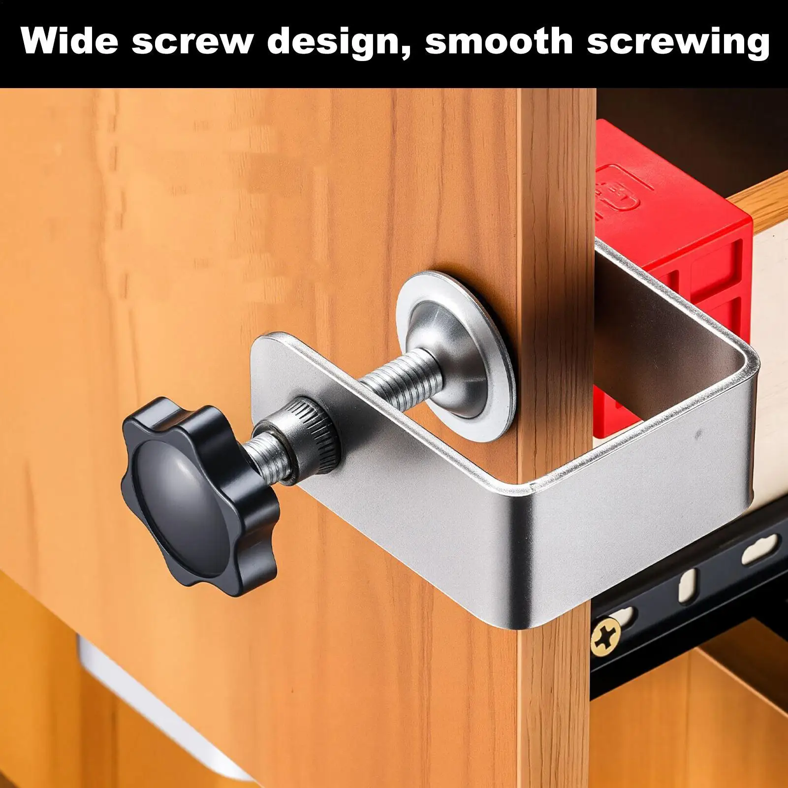 Cabinet Clamp 2 Pieces Cabinet Front Installation Clamps Adaptive Adjustable Jig Tools for Frame Positioning Drilling Mounting