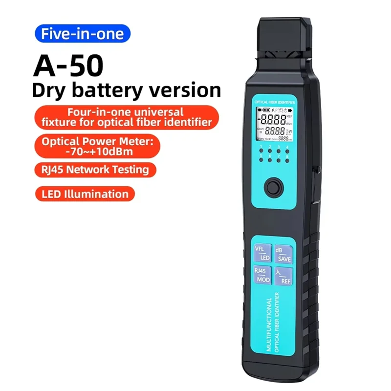 

B50B-A-50 Fiber Cable Tester Detector Visual Fault Locator Active Optical Fiber Identifier With -70~+10Dbm