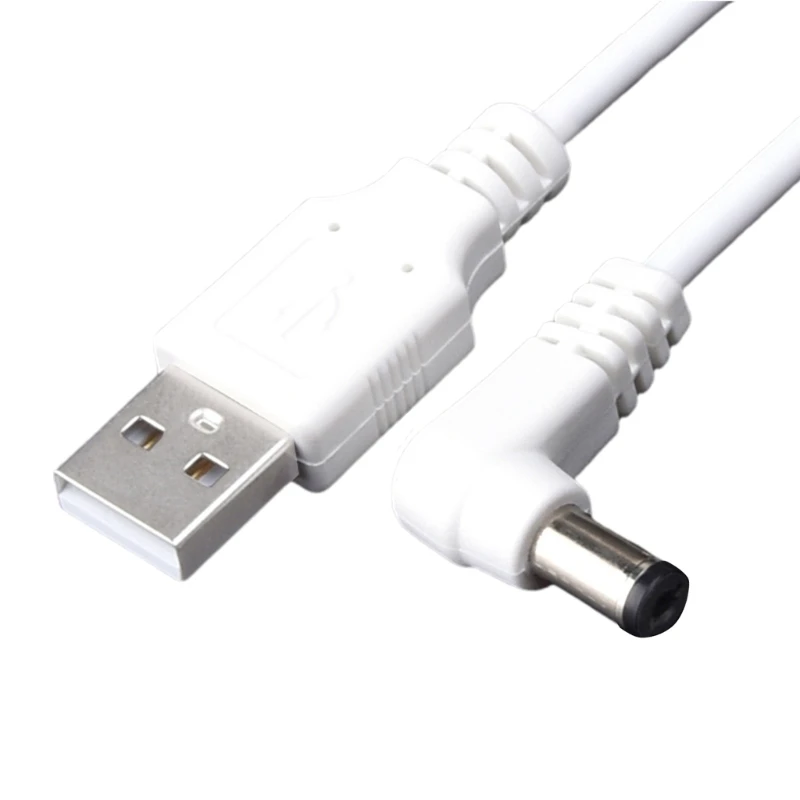 Kabel USB do dc5.5 x 2.5mm kabel Adapter bezpiecznego ładowania kabel dc5.5 x 2.5 prosta/zakrzywiona głowica wiele zabezpieczeń