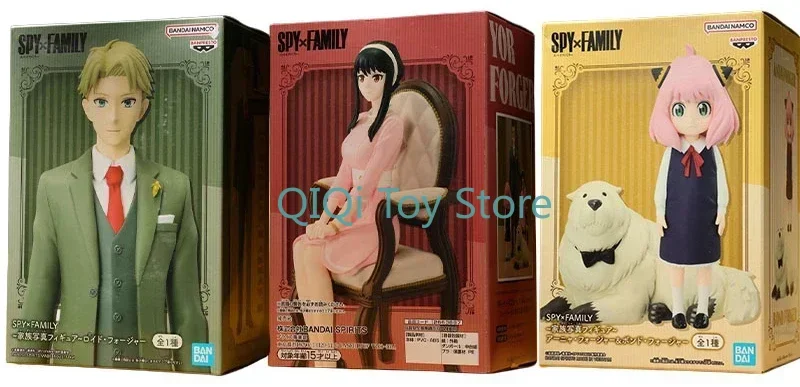 

Японская фигурка Bandai Spy Family: Фуджико, Аня, Бонд, Твайлайт, Йор. Модель-украшение, подарок SSWW2