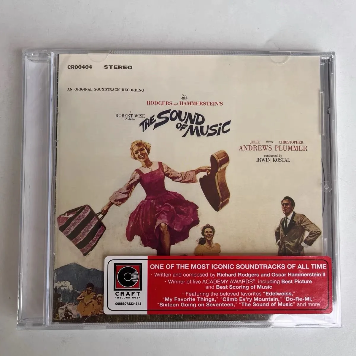 Классический фильм «Звук музыки», самые большие хиты, альбом OST, музыкальная запись, CD-диск для косплея, КОМПАКТНЫЙ ДИСК, Walkman Soundtrack Box коллекция