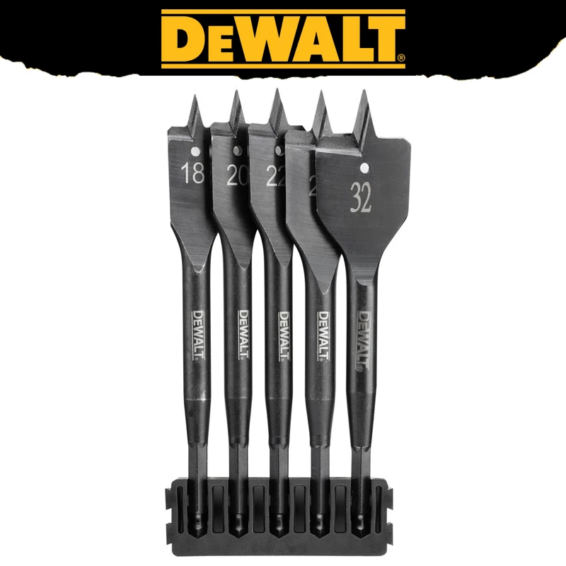 DEWALT DT70832-QZ Extreme Impact Speed Drill Bit Set 5-piece Carpentry Flatwood Mix Bar Power Tool Attachment