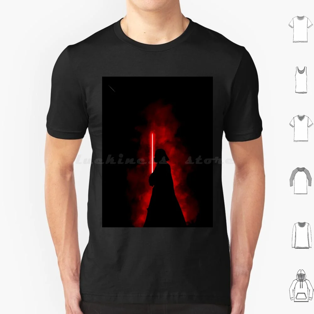 Vader Minimal T Shirt 6Xl Cotton Cool Tee Sith Anakin Rogue One Sith Lord Darkside Vader Skywalker Film Movies Obi Wan Kenobi