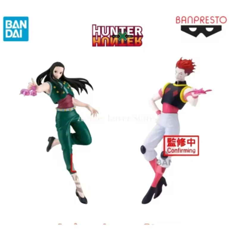 

Original BANDAI Banpresto HUNTER×HUNTER Hisoka Illumi Zoldyck Anime Figure Toys for Kids Gift Collectible Model