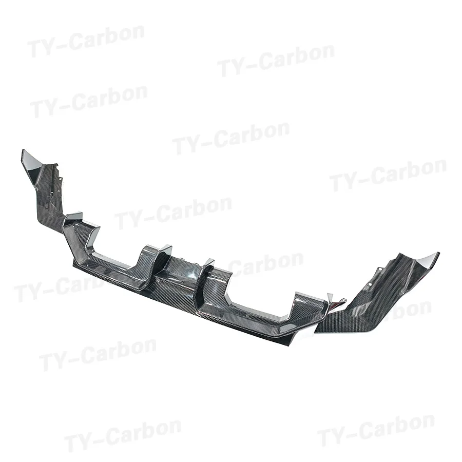 Dry Carbon Fiber Car Rear Bumper Diffuser For BMW 2 Series G87 M2 Coupe Car Rear Diffuser Splitter Lip Bodykits 3 Fins M2 G87 image 3
