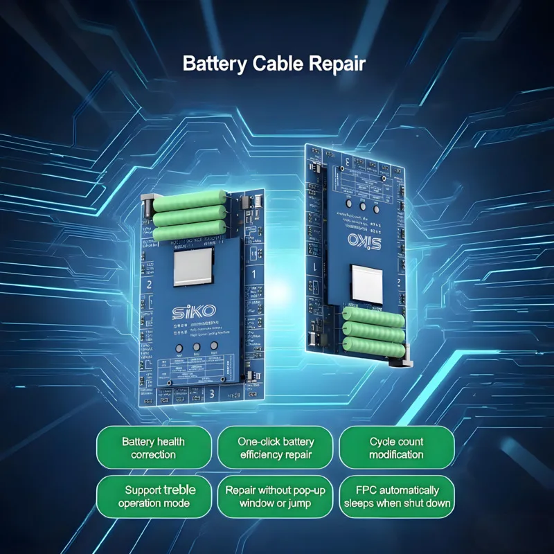 3-channel Independent Battery Cycle Tester 5A High Current Support IPhone 11-15 Pro Max Ultra-fast Charge And Discharge Analysis