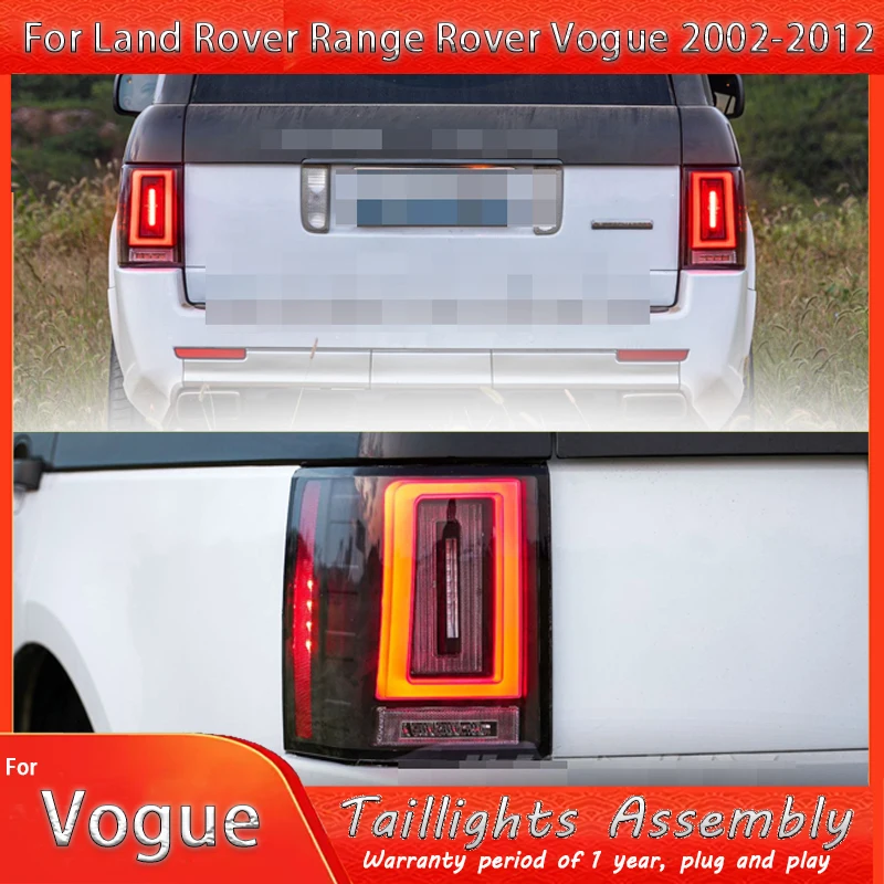 

For 2002-2012 Land Rover Range Rover Executive /Vogue 13-22 tail lamp assembly modification new LED running lights turn warnin