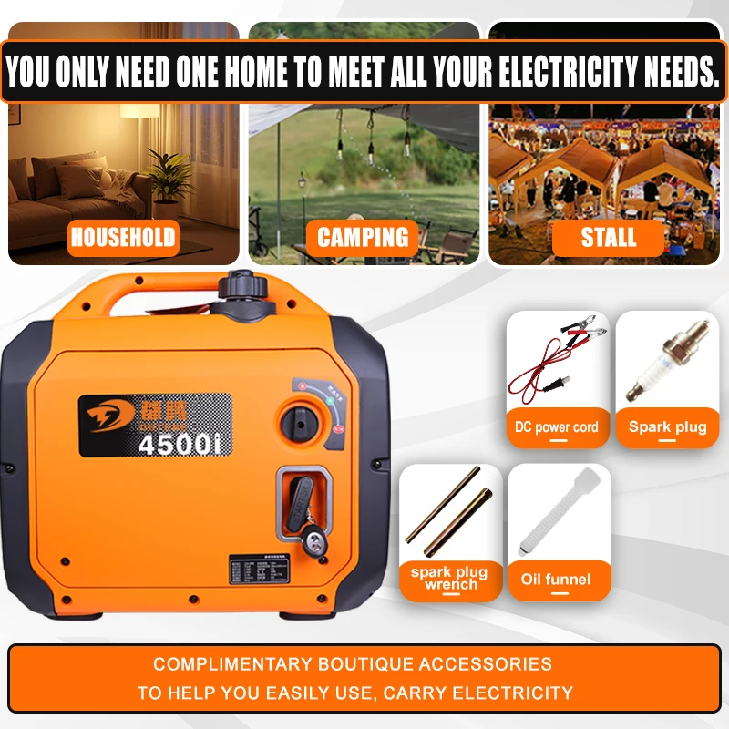3500 watt silent inverter generator, the best camping and RV generator recommended
