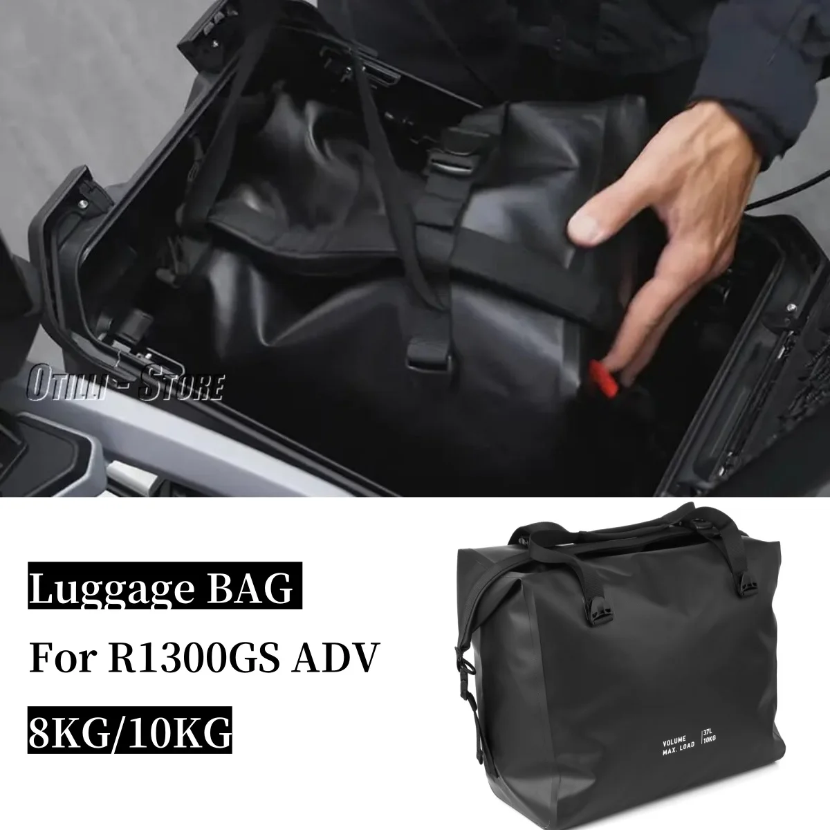 

R1300GS Adventure Аксессуары для мотоциклов Алюминиевый чехол-вкладыш Сумка для багажа Внутренние сумки для BMW R 1300 GS ADV R 1300 GSA 2024-