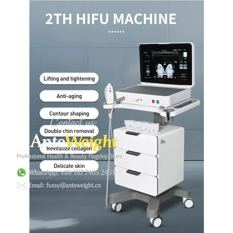 High-Intensity Skin Tightening Machine ABS Standing Type for Body Face Hands Abdomen Lifting  AU US IT ZA EU CN