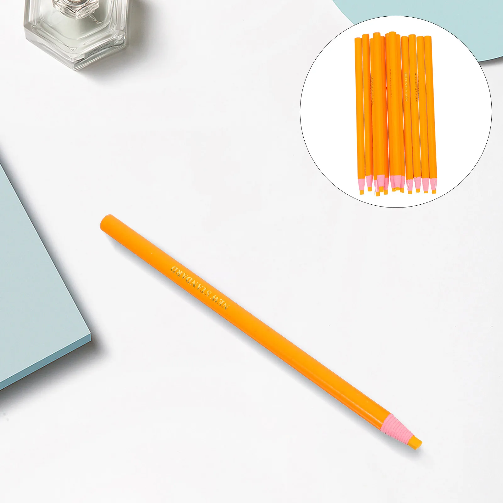 

12pcs Wax Sticks Peel-Off China Marker For Fabric Glass Wood Metal Craft Diy Heat Erasable Marking Pencil