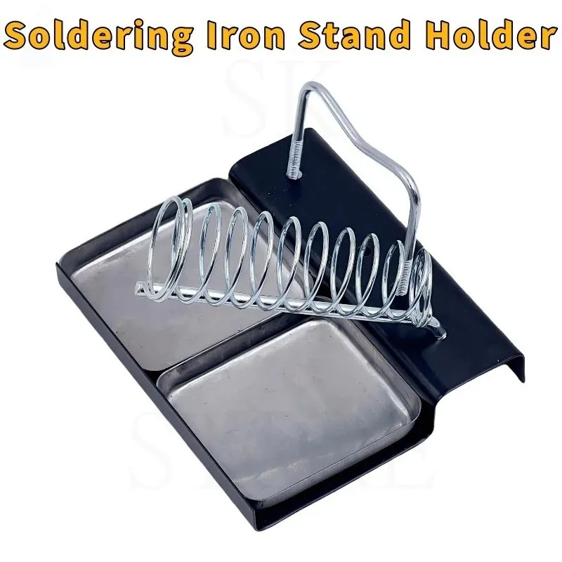 1pcs Dual Grid Soldering Iron Holder Soldering Iron Rests Double Rack For DIY Enthusiasts For Electronics Repair Solder Station