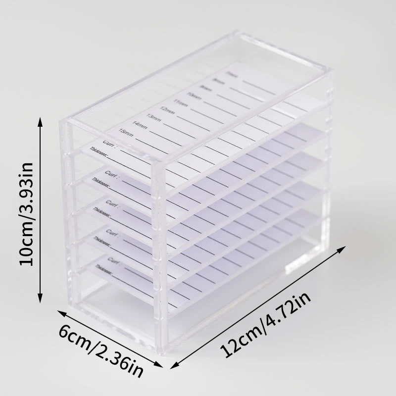 Eyelash Extension Storage Box Eyelash Extension Organizer Lash Plate Storage Organizer Holder Eyelash Extension Tools