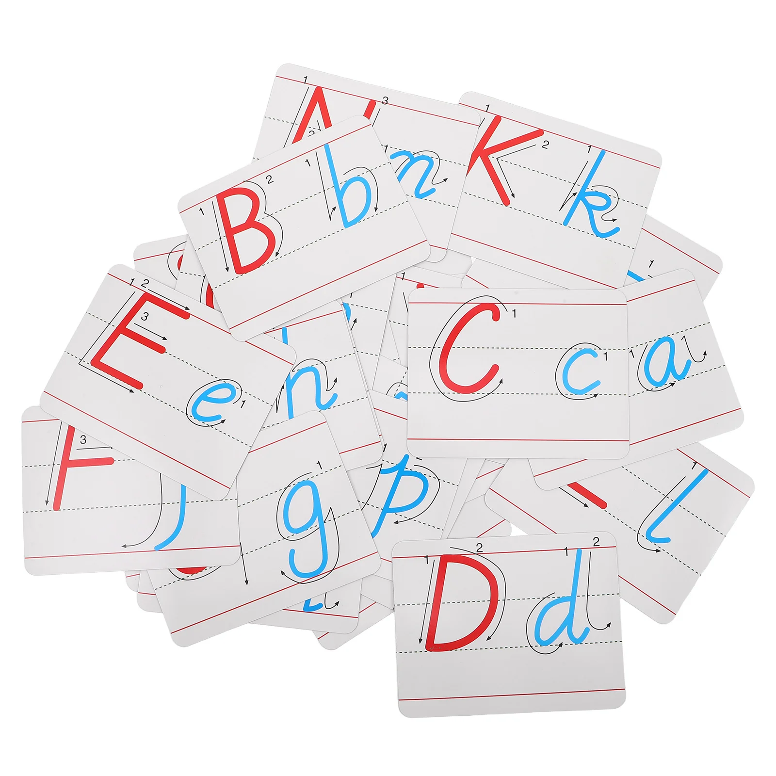 1セット26個の大文字・小文字アルファベットマグネット冷蔵庫用教育用就学前学習文字セット磁気カラフル装飾