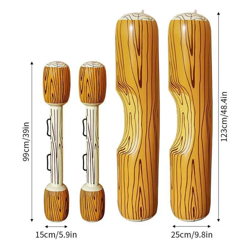 4 قطعة عصا قابلة للنفخ العائمة مجموعة دائم بولي كلوريد الفينيل تجمع طوافات للرياضات المائية 2 لاعبين الكبار الأطفال الصيف ألعاب احتفالات الشاطئ #5