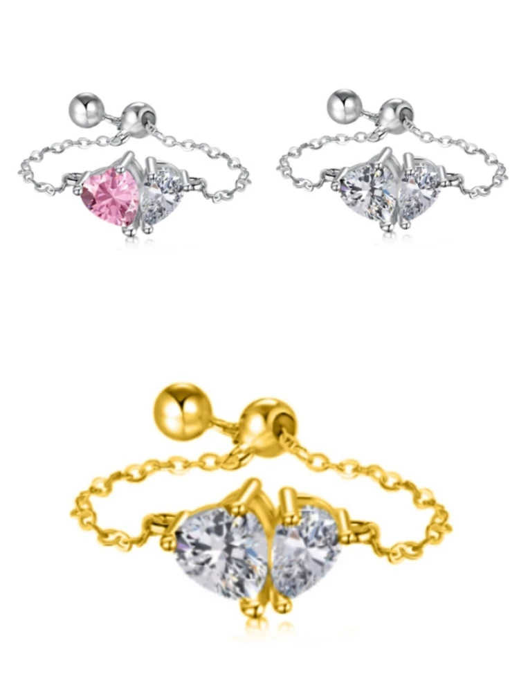 

Классическое регулируемое кольцо из стерлингового серебра 925 пробы с геометрическим цирконом для женщин, помолвка, юбилей, свадьба, повседневная одежда, ювелирные изделия