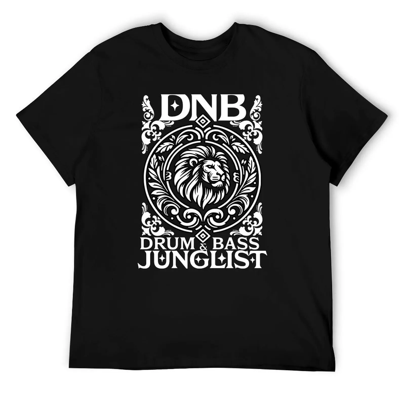 

DNB - Fancy Lion Trim (white) T-Shirt man t shirts cotton t shirt man plain man t shirt cotton high quality T-Shirt