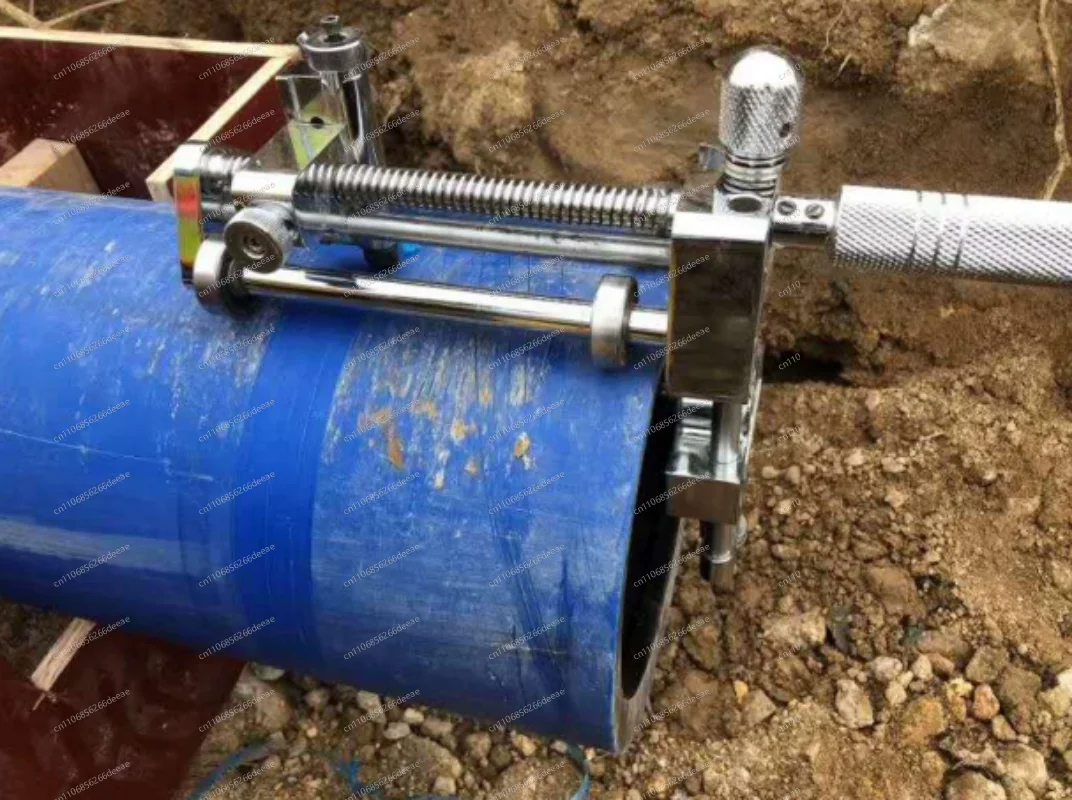 63-400 Gas PE Pipe Rotary Scraper Remove Oxide Layer on Pipe Surface Scraper Pipe Scraper