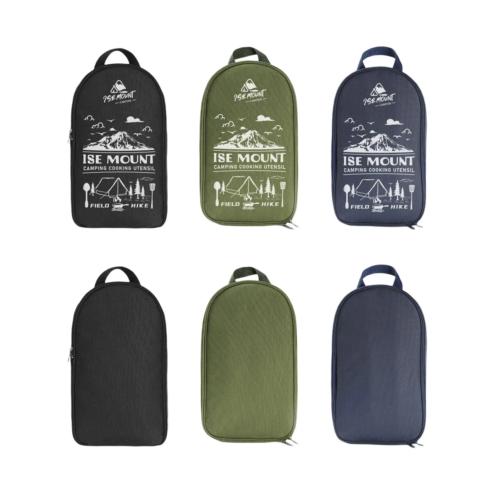 

Utensils Storage Bag Compact Design Portable Tableware Holder Camp Utensil