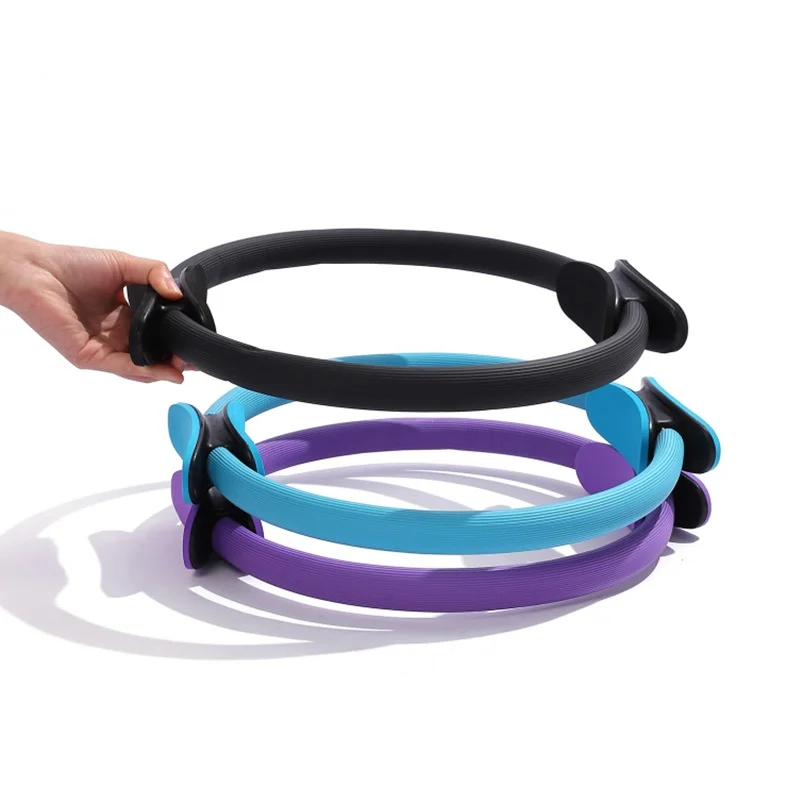 Yoga Fitness Ring Circle Pilates Women Girl Exercise Home Resistance Elasticity Gym Workout Accessories