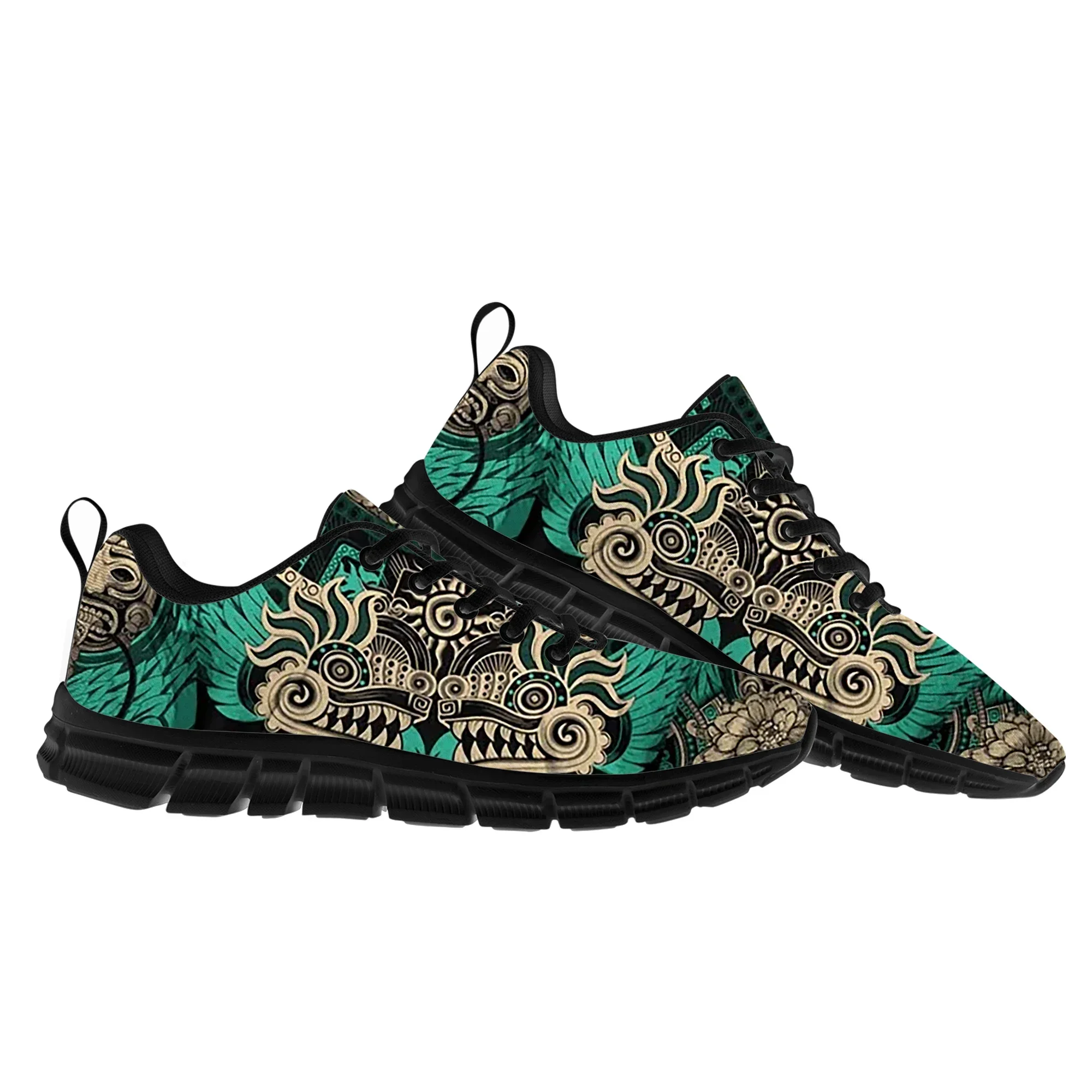 

Mexican Aztec Quetzon Sports Shoes Mens Womens Comfortable Sneakers High Quality Casual Sneaker Couple Custom Shoes