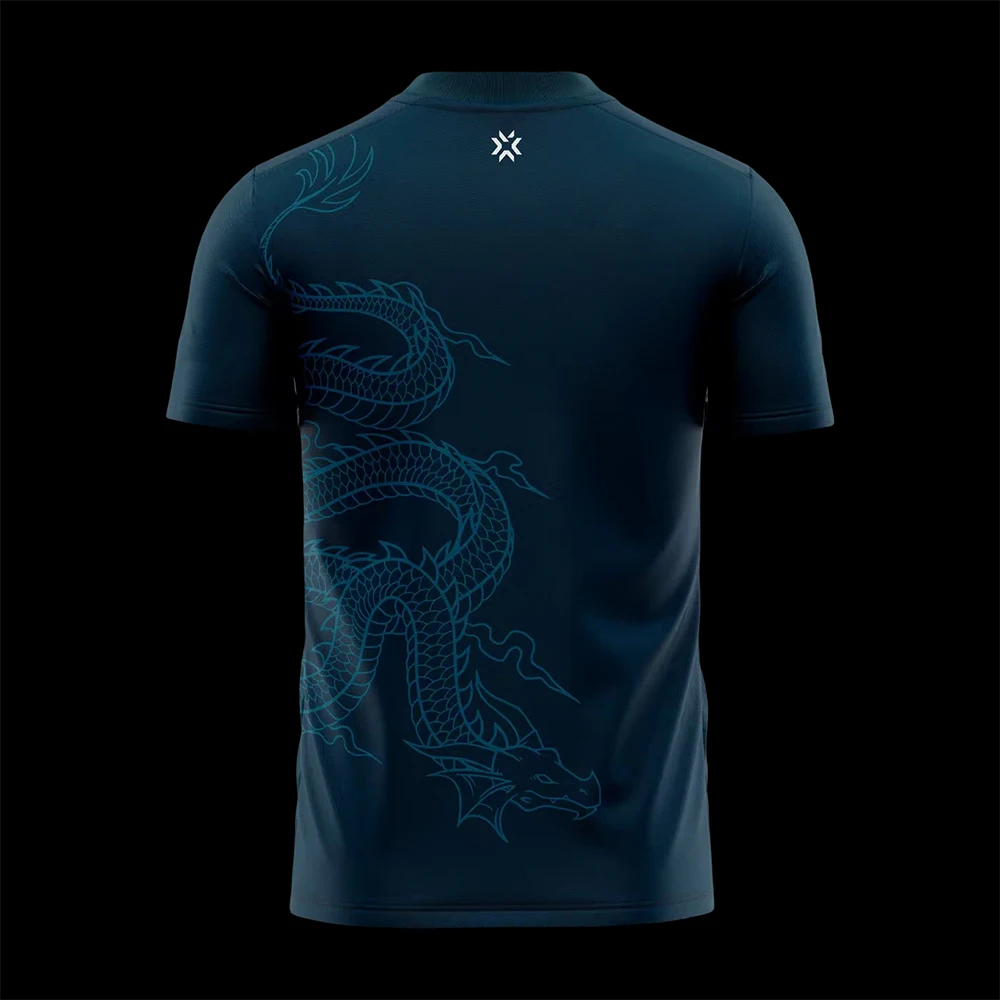 Leviathan 2025 Jersey T-Shirt VCT Aspas Leviathan Team Valorant Shirt Men's And Women's Fan Uniform Game Fans T