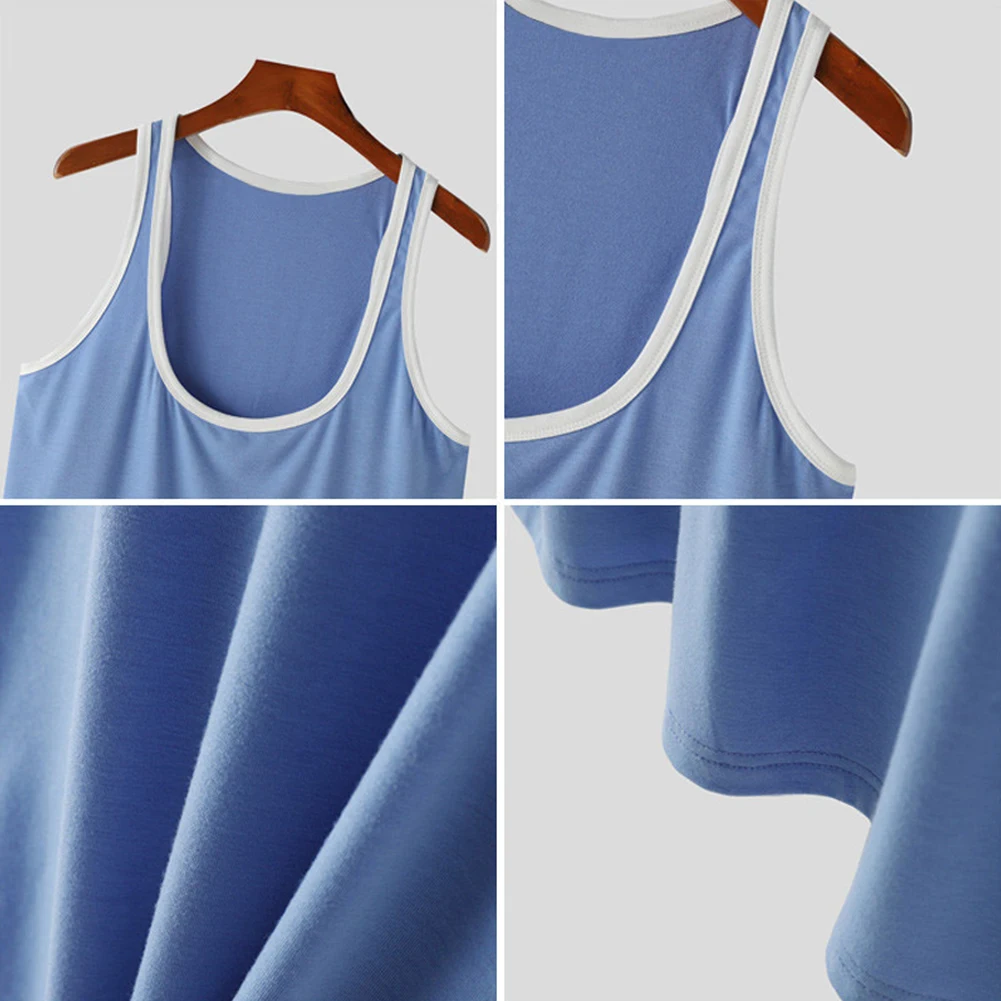 Per l'allenamento fitness Bodybuilding Top Abbigliamento fitness casual per uomo Gilet casual vestibilità comoda per l'uso in palestra