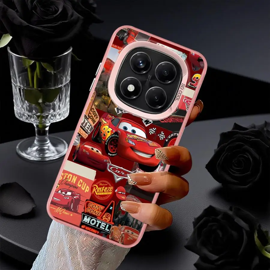 Casing untuk Xiaomi Redmi Note 10 11 Pro 12 13 14 Pro Plus 10s 11s Sampul Lembut Disney Lightning McQueen Lucu