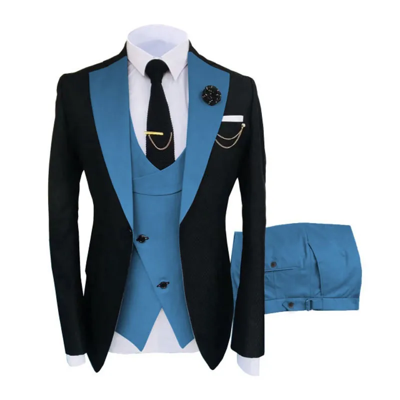 

Men's suit business banquet host clothing groomsmen suit