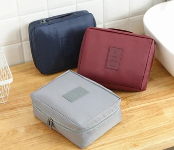 Saco de armazenamento de bordado portátil malha divisor bolsa fio tricô ferramentas organizador casos armazenamento diy vestuário viagem saco de lavagem