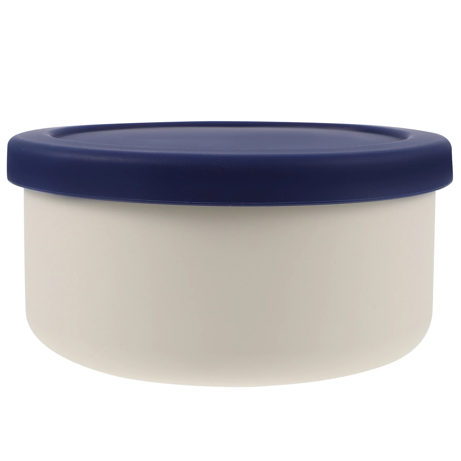 

Silicone Fermentation Box 700ML Round Stackable Kitchen Storage Blue Lid Sealed Leak Proof Fruit ContainerReusable