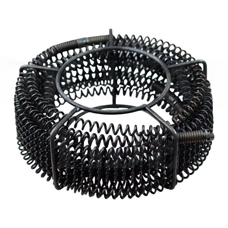 12m Length 16mm Out Diameter Drain Pipe Dredger Brush Extension Spring Cleaning Sewer Dredger Compression Spring With Connector