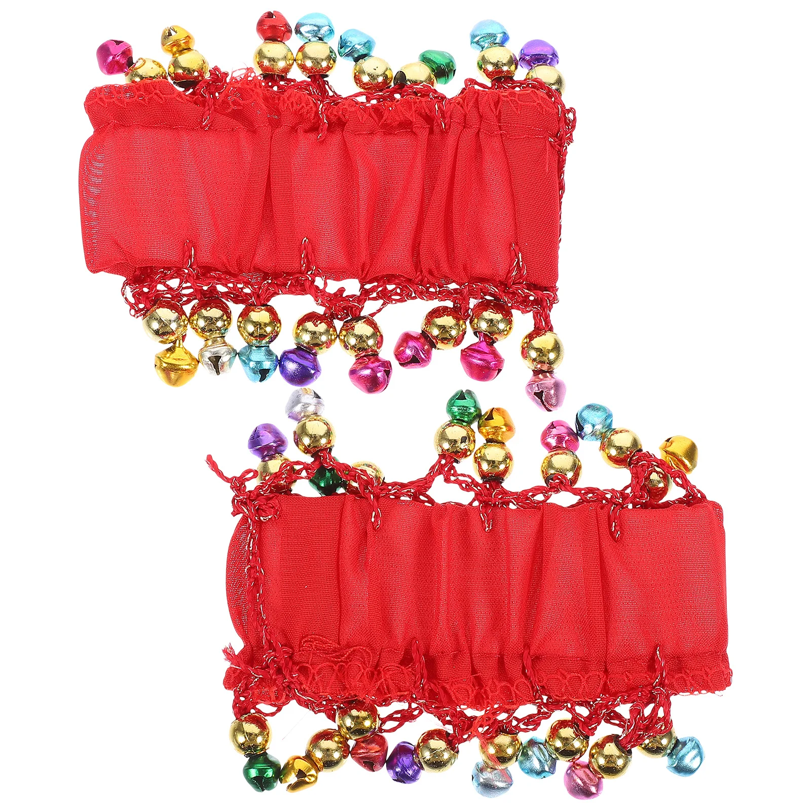 벨리댄스용 벨 팔찌 1쌍, 반짝이는 손목 커프스, 흔들리는 벨 장식, 우아한 댄스 액세서리, 코스튬 파티 용품